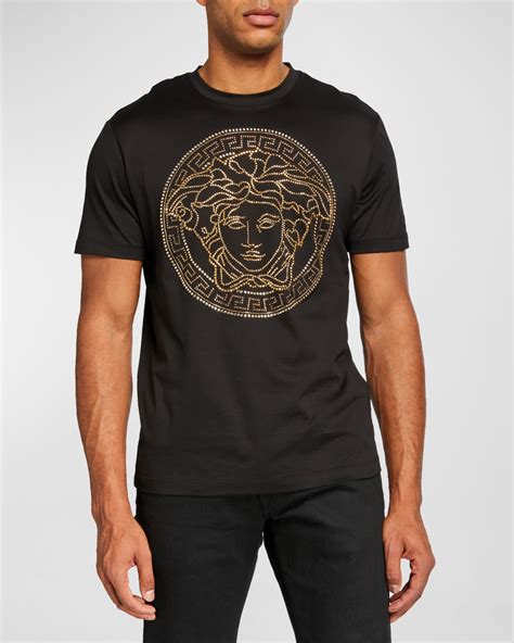 versace t shirt mens medusa|authentic versace shirts.